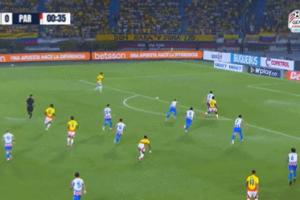 九游官网-带球入场！迪亚斯38秒破门，扣过巴拉圭球员劲射得手